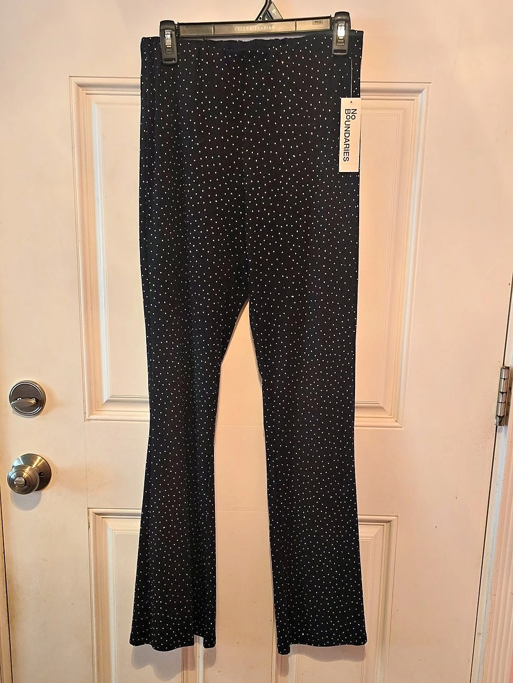 No Boundaries Rhinestone Flare Pants